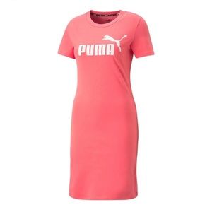 NWT Puma slim fit tee shirt dress in coral